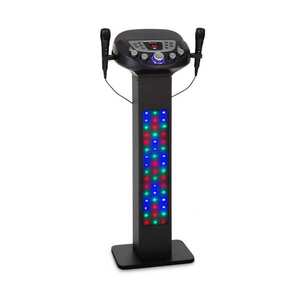 Auna KaraBig LightUP, karaoke rendszer, BT, 2xmikrofon, multicolor, USB, 40W RMS, max. 640W kép