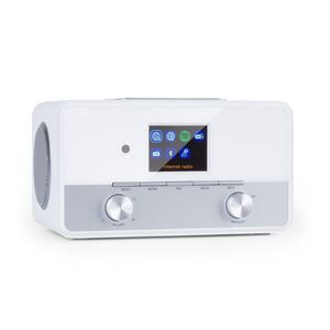 Auna Connect 150 SE, 2.1 internet rádió, DAB/DAB+/PLL-FM, BT, 2, 8" TFT kijelző, fehér kép