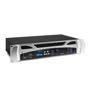 Vonyx FPA300, PA-erősítő, 2x150 W, BT, Mediaplayer, LED, USB, SD kép