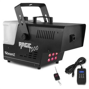 Beamz Rage 1500 LED, ködgép, 6 x 9 W RGB LED, 1500 W, 350 m³/perc, 3, 5 l tartály kép