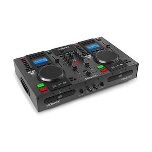 Vonyx CDJ450, DJ munkaállomás, 2 CD lejátszó BT 2 USB 2-csatornás keverő kép