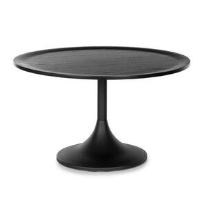 Besoa Big Visby, dohányzóasztal, 70 x 41, 5 cm (Ø x V), fém, multiplex lap, tölgyfa politúr kép