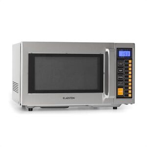 Klarstein Bestzeit 25, mikrohullámú sütő, 1000 W, 25 l, időzítő, 3 teljesítményfokozat, nemesacél kép