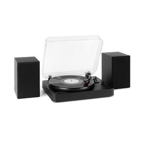 Auna TT-Play SE, lemezjátszó, hangszóró, max. 20 W, BT, pitch control, fekete kép