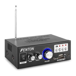 Fenton AV360BT, sztereó erősítő, 80 W RMS, (2 x 40 W 8 ohmnál), BT / USB / SD / AUX kép