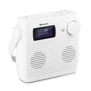 Auna Splash, zuhanyrádió, BT, DAB+/UKW, IPX4, USB-port, fejhallgató-csatlakozó, USB-C, akkumulátor kép
