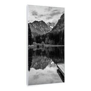Klarstein Wonderwall Air Art Smart, infravörös hősugárzó, 60 x 120 cm, 700 W, fekete-fehér tenger kép