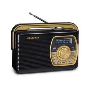 Auna Buddy Digitális rádió DAB / DAB+ / UKW Bluetooth 5.0 AUX 1Ah elem Mobil retro kép