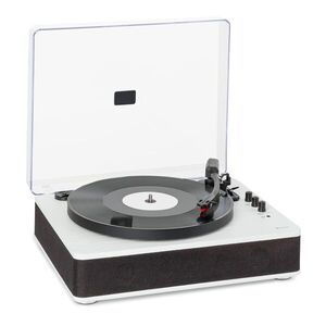 Auna TT-Classic Plus, Lemezjátszó, Porvédő fedél, Bluetooth, 33/45/78 fordulat/perc kép