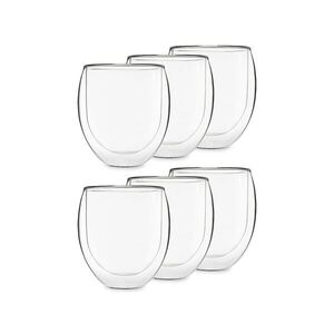 Feelino Ice set 6, teáspohár, 6 db, 400 ml, kiváló minőségű boroszilikát üveg, mosogatógépben mosható kép