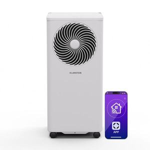 Klarstein Aero Ring 7K klímaberendezés, 7000 BTU, mobil és okos, max. 25 m² hangvezérléssel kép