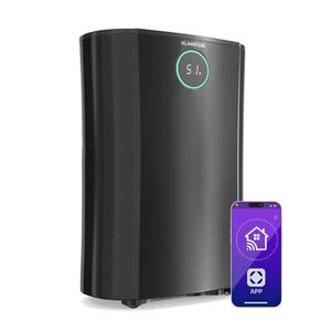 Klarstein DryFy ProConnect 16L párátlanító, 16 l/nap, 18 m², WiFi, App, LED kijelző, 24 órás időzítő kép