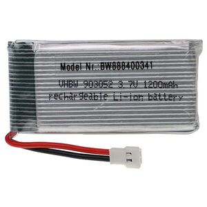 Helyettesítő modell / RC Akku 3.7V, Li-Polymer, 1200mAh, XH2.54-csatlakozó kép