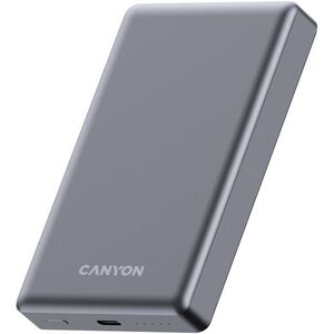 Canyon PB-510, 10000 mAh, Magsafe wireless, 20 W, Dark grey kép