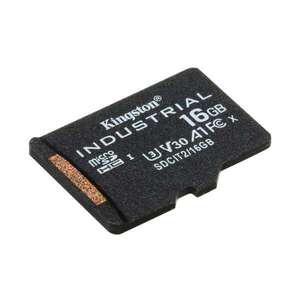 Kingston memóriakártya microsdhc 16gb industrial c10 a1 pslc adap... kép