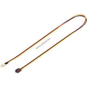 Goobay Molex 3-Pin ventilátor tápkábel hosszabbító 0, 6m kép