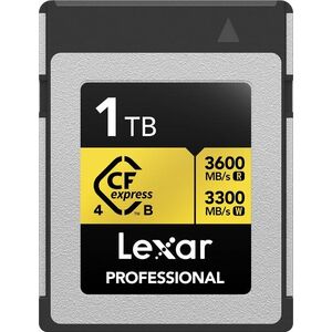 Lexar CFexpress 4.0 Pro Gold R3600/W3300 1TB kép