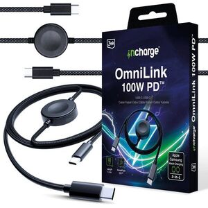 3MK Incharge OmniLink 100W PD fekete 1, 5m kép