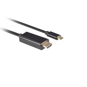 Lanberg CA-CMHD-10CU-0018-BK video átalakító kábel 1, 8 M USB C-tí... kép