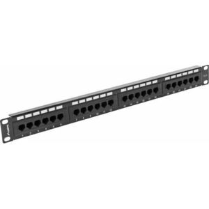 Lanberg 24 Portos Cat6 Patch Panel - 1U kép