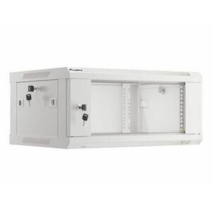 Lanberg 19" fali rack szekrény 4U 600x450mm - szürke kép