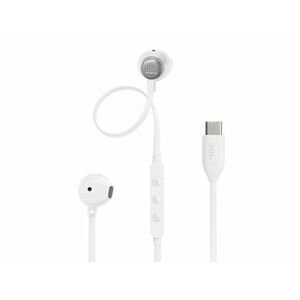JBL T305C Vezetékes fülhallgató USB-C csatlakozással, Fehér kép