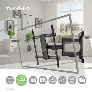 Nedis tvwm6570bk 43"- 100" lcd tv / monitor fali tartók... kép