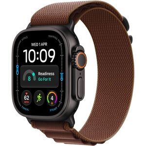 Apple Watch Ultra 4 49mm Fekete titán tok Burgundi alpesi pánttal - L kép