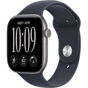 Apple Watch Series 12 42mm Asztroszürke alumínium tok Tengerészkék sportszíjjal - S/M kép