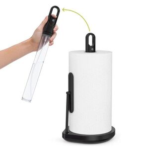Simplehuman Papírtörlő tartó + tisztítószer pumpa, fekete kép