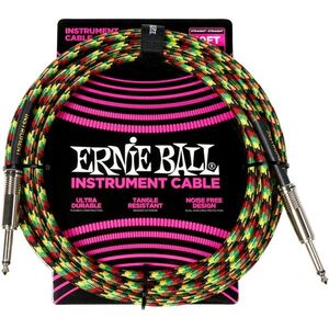 Ernie Ball Braided Instrument Cable Straight/Straight 3m Good Vibratio kép