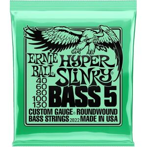 Ernie Ball 2822 Hyper Slinky Nickel Wound 5-String Bass kép