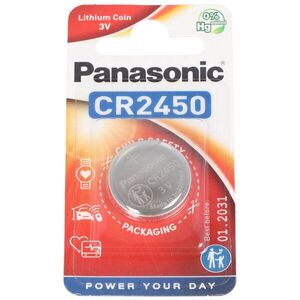 Panasonic CR2450 lítium gombelem CR-2450EL/1B IEC CR 2450 EL 5410853014355 kép