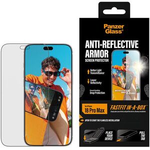 PanzerGlass Apple iPhone 18 Pro Max üvegfólia - tükröződésmentes + pormentes felhelyező box kép
