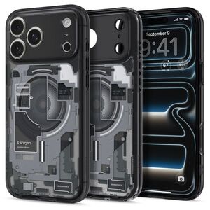 Spigen Ultra Hybrid Zero One iPhone 18 Pro Max / 17 Pro Max fekete MagSafe tok kép