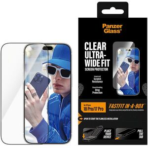 PanzerGlass Apple iPhone 18 Pro / 17 Pro üvegfólia + pormentes felhelyező box kép