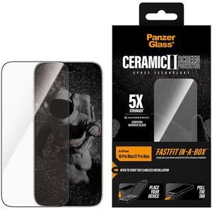 PanzerGlass Ceramic II Apple iPhone 18 Pro Max / 17 Pro Max üvegfólia + pormentes felhelyező box kép