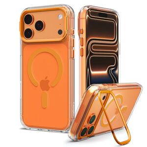 Spigen Ultra Hybrid Optik S iPhone 18 Pro Max / 17 Pro Max MagSafe tok - Clear Orange kép