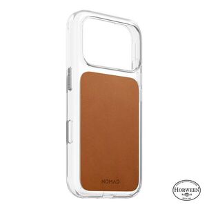 Nomad Clear iPhone 18 Pro bőr tok - Saddle Horween kép