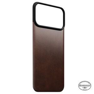 Nomad iPhone 18 Pro Max mágneses MagSafe bőr tok - Rustic Brown Horween kép