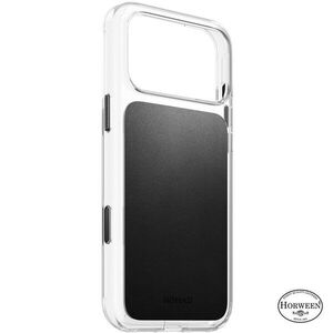 Nomad Clear iPhone 18 Pro Max fekete bőr tok - Horween kép