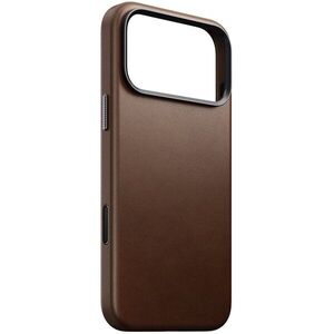 Nomad Traditional iPhone 18 Pro Max barna bőr tok kép