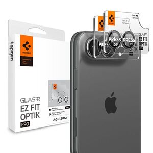 Spigen Glass Tr EZ Fit Optik Pro Fehér iPhone 18 Fold kameravédő fólia - fehér, 2 db kép