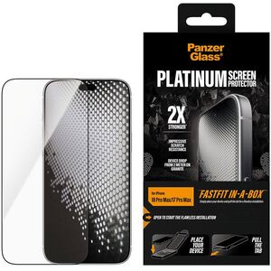 PanzerGlass Platinum Apple iPhone 18 Pro Max / 17 Pro Max üvegfólia + pormentes felhelyező box kép