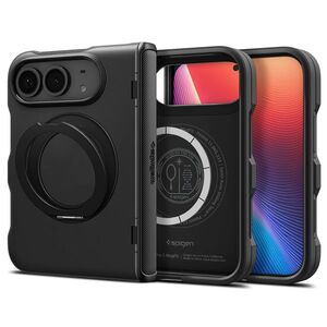 Spigen Slim Armor Pro S iPhone 18 Fold fekete MagSafe tok kép