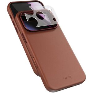 Epico Pro Mag+ iPhone 17 Pro Max / 18 Pro Max Qi2 / MagSafe bőr tok - barna kép