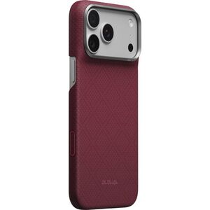 Pitaka Edge Argyle Burgundy iPhone 18 Pro Max tok kép