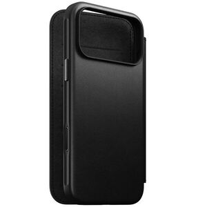Nomad Modern Folio iPhone 18 Pro Max fekete bőr flip tok kép