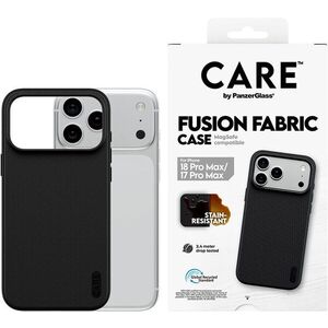 PanzerGlass CARE Apple iPhone 18 Pro Max / 17 Pro Max fekete MagSafe tok - Fusion Fabric (Woven Case) kép