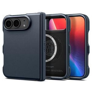 Spigen Tough Armor Pro iPhone 18 Fold MagSafe tok - Metal Slate kép